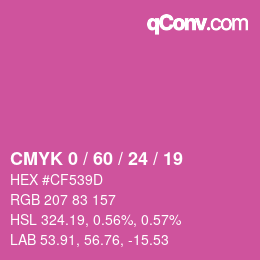 Color code: CMYK 0 / 60 / 24 / 19 | qconv.com