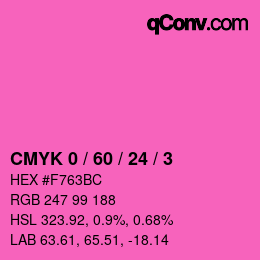 Color code: CMYK 0 / 60 / 24 / 3 | qconv.com