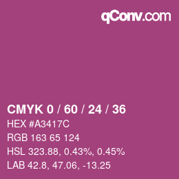 Color code: CMYK 0 / 60 / 24 / 36 | qconv.com