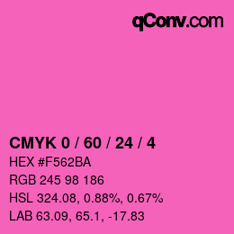 Color code: CMYK 0 / 60 / 24 / 4 | qconv.com