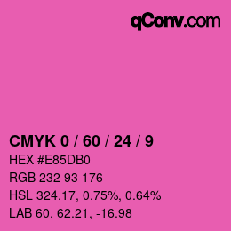 Color code: CMYK 0 / 60 / 24 / 9 | qconv.com