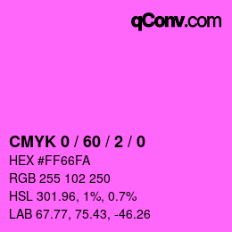 Color code: CMYK 0 / 60 / 2 / 0 | qconv.com