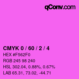 Color code: CMYK 0 / 60 / 2 / 4 | qconv.com