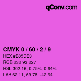 Color code: CMYK 0 / 60 / 2 / 9 | qconv.com