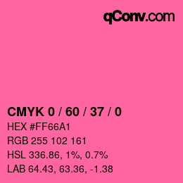 Color code: CMYK 0 / 60 / 37 / 0 | qconv.com