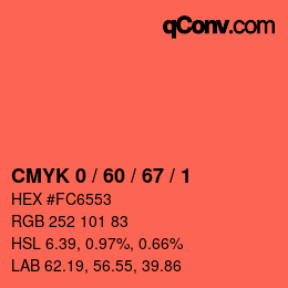Color code: CMYK 0 / 60 / 67 / 1 | qconv.com