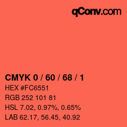 Color code: CMYK 0 / 60 / 68 / 1 | qconv.com