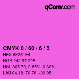 Color code: CMYK 0 / 60 / 6 / 5 | qconv.com