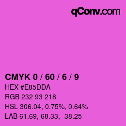 Color code: CMYK 0 / 60 / 6 / 9 | qconv.com