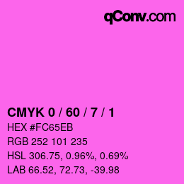 Color code: CMYK 0 / 60 / 7 / 1 | qconv.com