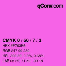 Color code: CMYK 0 / 60 / 7 / 3 | qconv.com