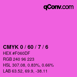 Color code: CMYK 0 / 60 / 7 / 6 | qconv.com