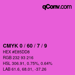 Color code: CMYK 0 / 60 / 7 / 9 | qconv.com
