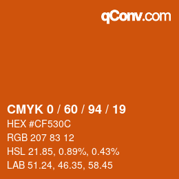 Color code: CMYK 0 / 60 / 94 / 19 | qconv.com