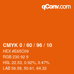 Color code: CMYK 0 / 60 / 96 / 10 | qconv.com
