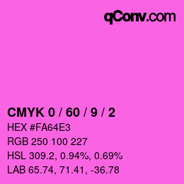 Color code: CMYK 0 / 60 / 9 / 2 | qconv.com