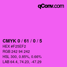 Color code: CMYK 0 / 61 / 0 / 5 | qconv.com