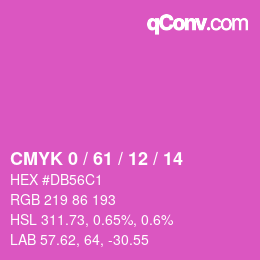 Color code: CMYK 0 / 61 / 12 / 14 | qconv.com