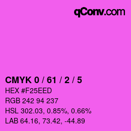 Color code: CMYK 0 / 61 / 2 / 5 | qconv.com