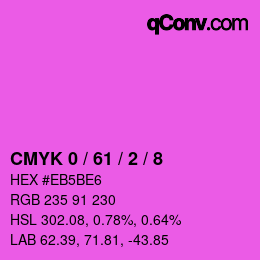 Color code: CMYK 0 / 61 / 2 / 8 | qconv.com