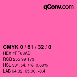 Color code: CMYK 0 / 61 / 32 / 0 | qconv.com