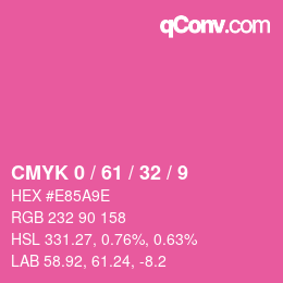 Color code: CMYK 0 / 61 / 32 / 9 | qconv.com