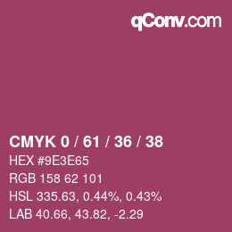 Color code: CMYK 0 / 61 / 36 / 38 | qconv.com