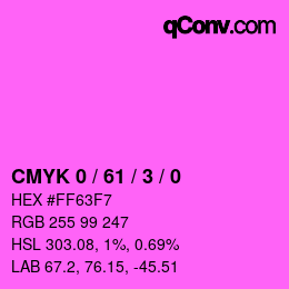 Color code: CMYK 0 / 61 / 3 / 0 | qconv.com