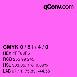 Color code: CMYK 0 / 61 / 4 / 0 | qconv.com