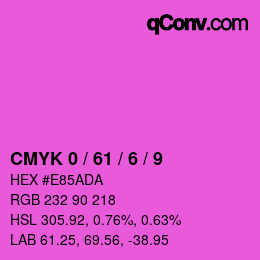 Color code: CMYK 0 / 61 / 6 / 9 | qconv.com