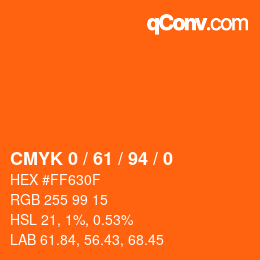 Color code: CMYK 0 / 61 / 94 / 0 | qconv.com