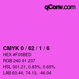 Color code: CMYK 0 / 62 / 1 / 6 | qconv.com