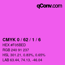 Color code: CMYK 0 / 62 / 1 / 6 | qconv.com