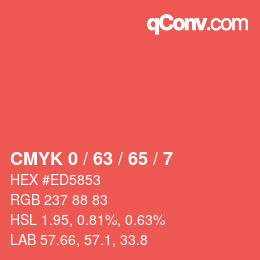 Color code: CMYK 0 / 63 / 65 / 7 | qconv.com
