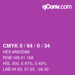 Color code: CMYK 0 / 64 / 0 / 34 | qconv.com