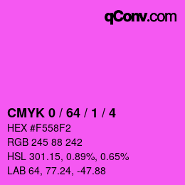 Color code: CMYK 0 / 64 / 1 / 4 | qconv.com