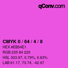 Color code: CMYK 0 / 64 / 4 / 8 | qconv.com