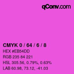 Color code: CMYK 0 / 64 / 6 / 8 | qconv.com