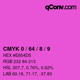 颜色代码: CMYK 0 / 64 / 8 / 9 | qconv.com