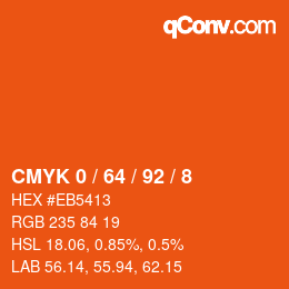 Color code: CMYK 0 / 64 / 92 / 8 | qconv.com