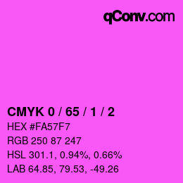 Color code: CMYK 0 / 65 / 1 / 2 | qconv.com