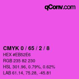 Color code: CMYK 0 / 65 / 2 / 8 | qconv.com