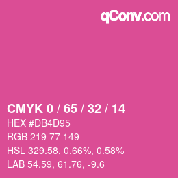 Color code: CMYK 0 / 65 / 32 / 14 | qconv.com