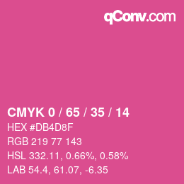 Color code: CMYK 0 / 65 / 35 / 14 | qconv.com
