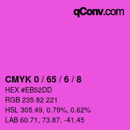 Color code: CMYK 0 / 65 / 6 / 8 | qconv.com