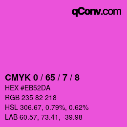 Color code: CMYK 0 / 65 / 7 / 8 | qconv.com