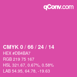 Color code: CMYK 0 / 66 / 24 / 14 | qconv.com