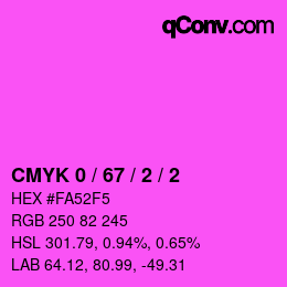 Color code: CMYK 0 / 67 / 2 / 2 | qconv.com