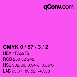 Color code: CMYK 0 / 67 / 3 / 2 | qconv.com