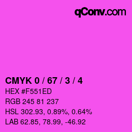 Color code: CMYK 0 / 67 / 3 / 4 | qconv.com